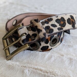 BRAVE 1992 Leysa Hair-on Belt Women's Size Medium